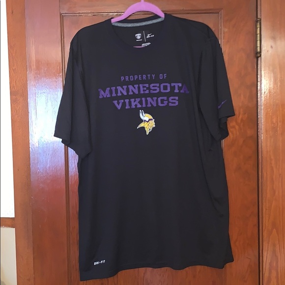 vikings dri fit t shirt